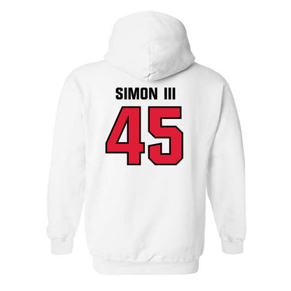 Lamar - NCAA Football : Albert Simon III - Classic Shersey Hooded Sweatshirt-1