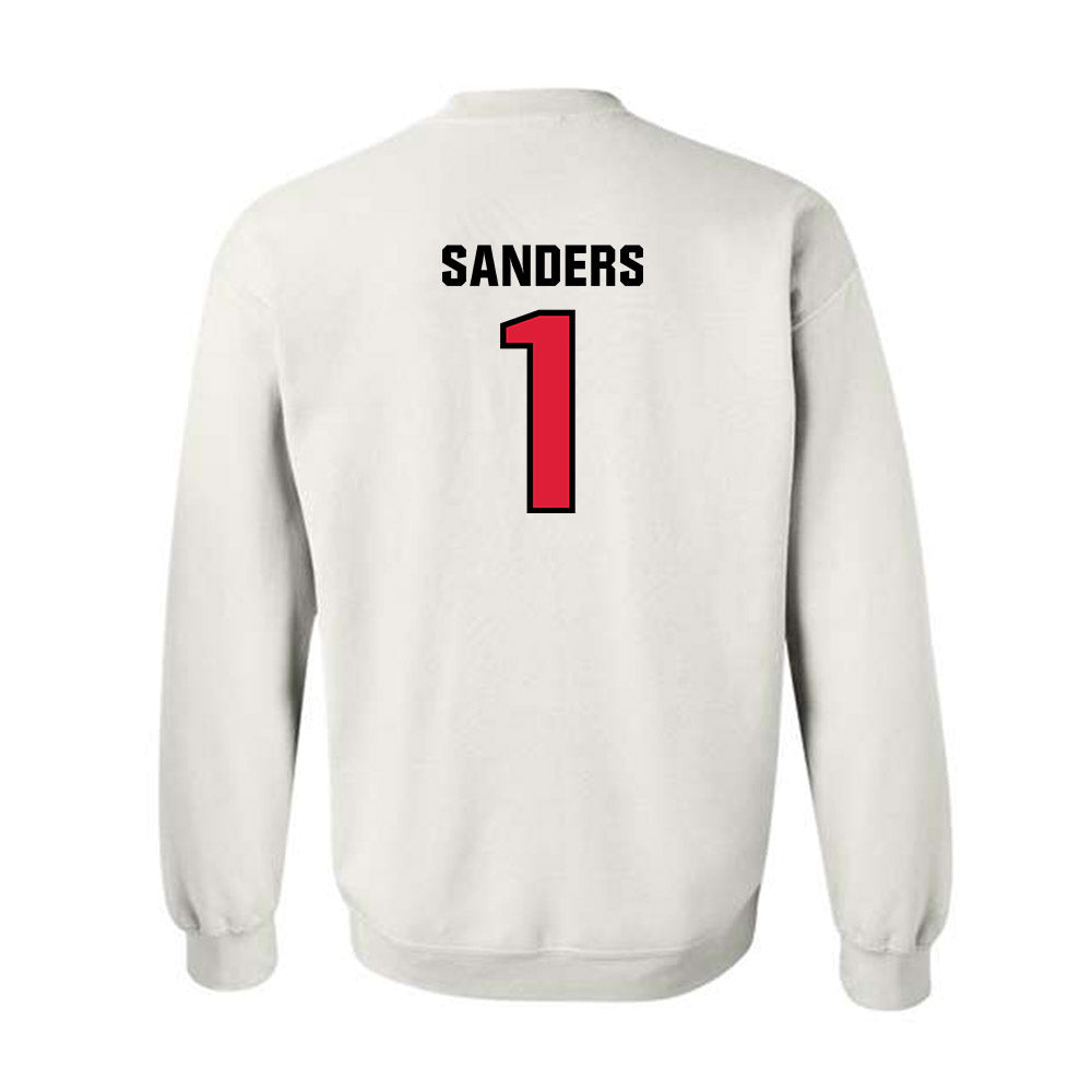 Lamar - NCAA Men's Basketball : Quinton Sanders - Classic Shersey Crewneck Sweatshirt-1