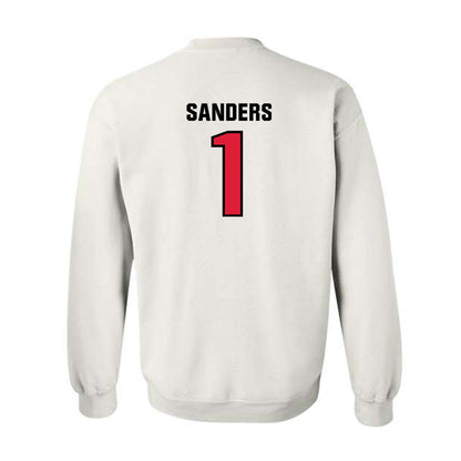 Lamar - NCAA Men's Basketball : Quinton Sanders - Classic Shersey Crewneck Sweatshirt-1