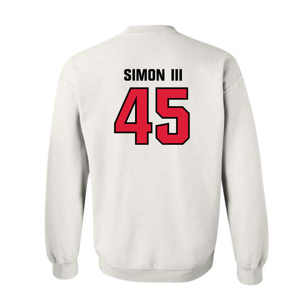 Lamar - NCAA Football : Albert Simon III - Classic Shersey Crewneck Sweatshirt-1