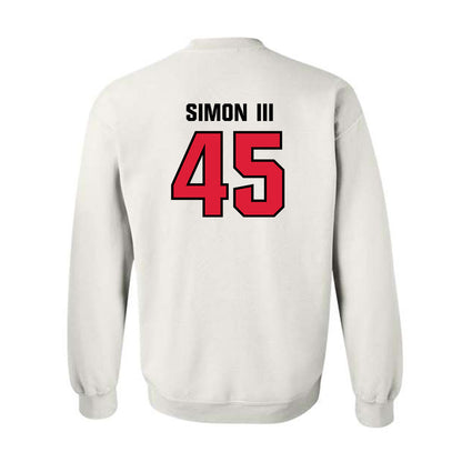 Lamar - NCAA Football : Albert Simon III - Classic Shersey Crewneck Sweatshirt-1