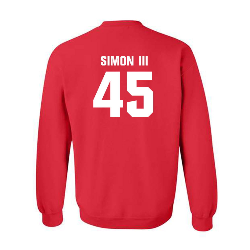 Lamar - NCAA Football : Albert Simon III - Classic Shersey Crewneck Sweatshirt-3
