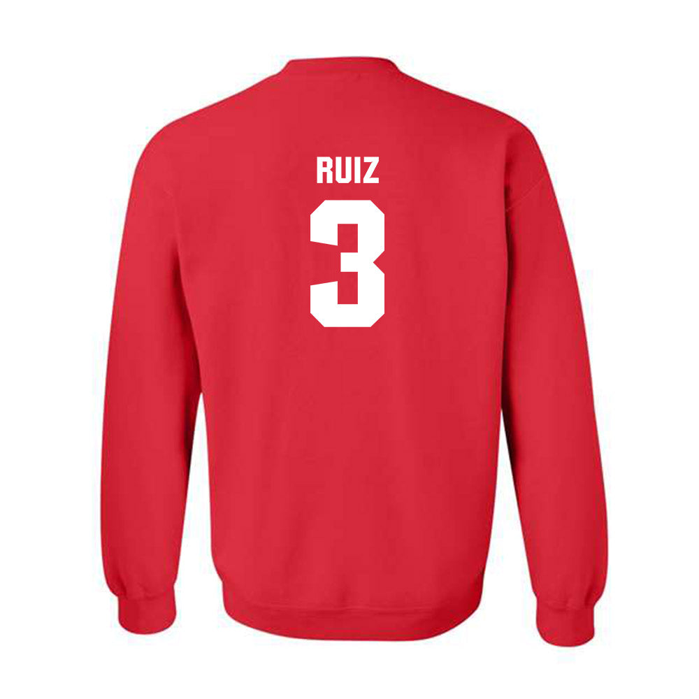 Lamar - NCAA Baseball : Damian Ruiz - Classic Shersey Crewneck Sweatshirt-3