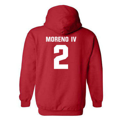 Lamar - NCAA Baseball : Heladio Moreno IV - Classic Shersey Hooded Sweatshirt-2