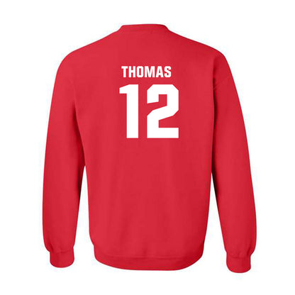 Lamar - NCAA Men's Basketball : Christian Thomas - Classic Shersey Crewneck Sweatshirt-3