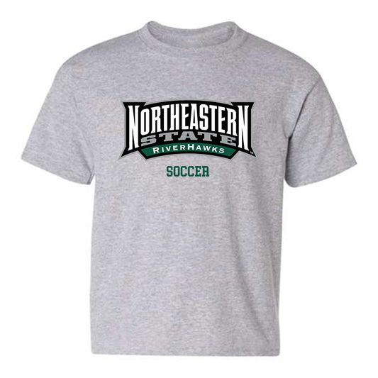 Northeastern State - NCAA Men's Soccer : Erik Quiroz - Youth T-Shirt