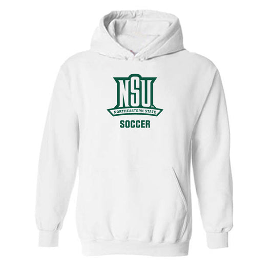 Northeastern State - NCAA Men's Soccer : Erik Quiroz - Hooded Sweatshirt