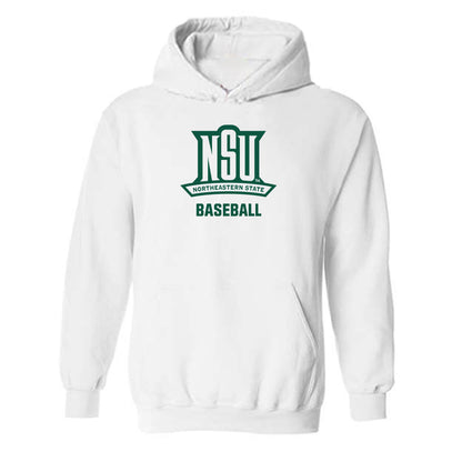 Northeastern State - NCAA Baseball : Joey Perry - Classic Shersey Hooded Sweatshirt-0