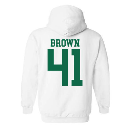 USF - NCAA Football : George Brown - Sports Shersey Hooded Sweatshirt