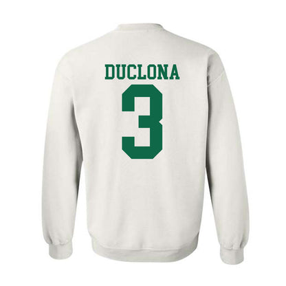 USF - NCAA Football : jonas duclona - Sports Shersey Crewneck Sweatshirt-1