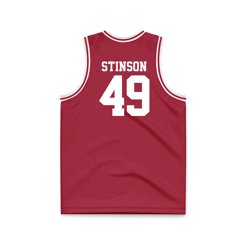 Alabama - Football Alumni : Edward Stinson - Basketball Jersey