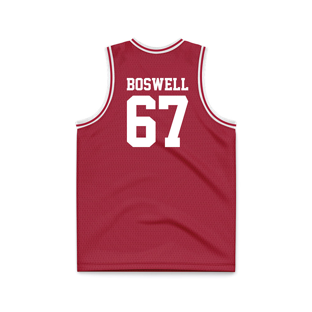 Alabama - Football Alumni : John Boswell - Basketball Jersey