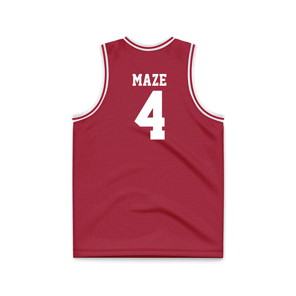 Alabama - Football Alumni : Marquis Maze - Basketball Jersey