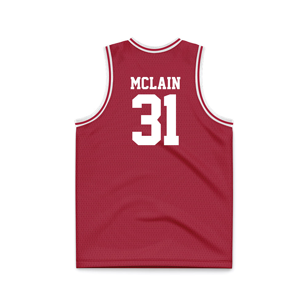 Alabama - Football Alumni : Greg McLain - Basketball Jersey