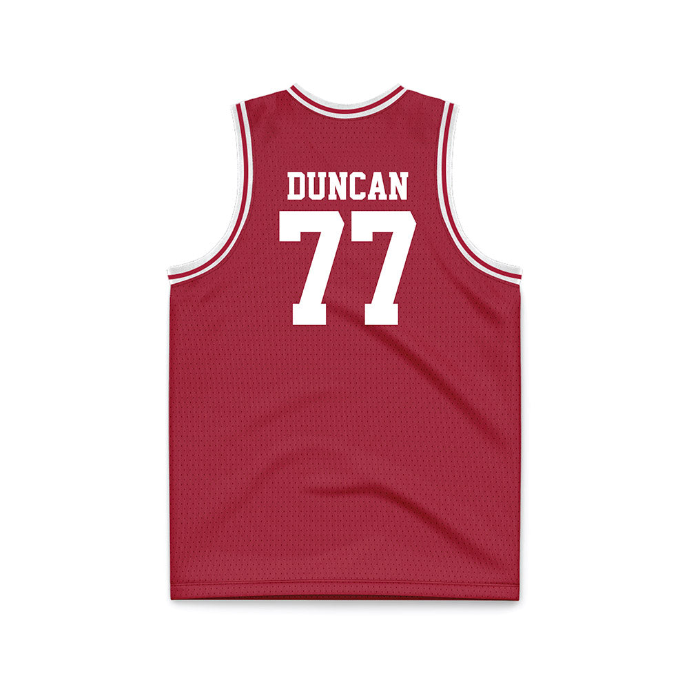 Alabama - Football Alumni : Jerry Duncan - Basketball Jersey