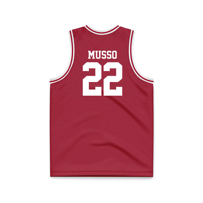 Alabama - Football Alumni : Johnny Musso - Basketball Jersey