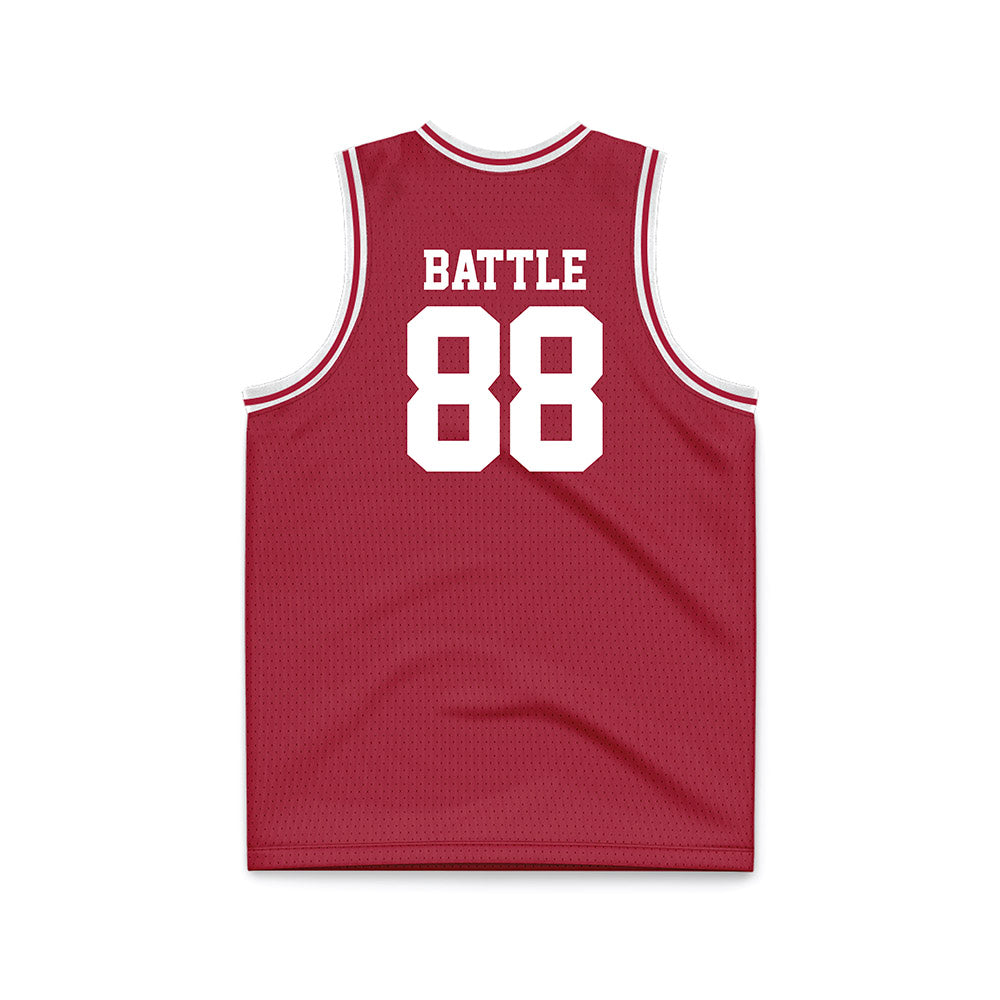 Alabama - Football Alumni : Marco Battle - Basketball Jersey