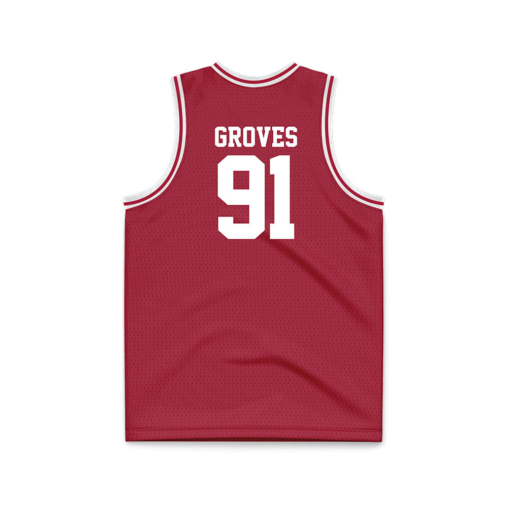 Alabama - Football Alumni : Don Groves - Basketball Jersey