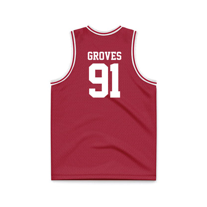 Alabama - Football Alumni : Don Groves - Basketball Jersey