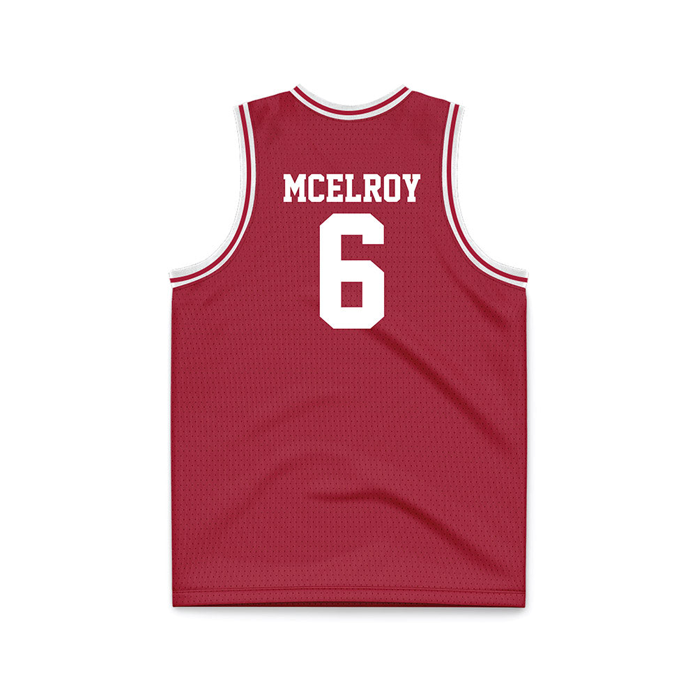 Alabama - Football Alumni : Alan McElroy - Basketball Jersey