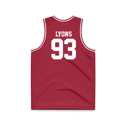 Alabama - Football Alumni : Marty Lyons - Basketball Jersey