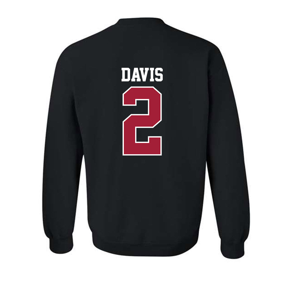 Oklahoma - NCAA Baseball : Myles Davis - Fashion Shersey Crewneck Sweatshirt-1