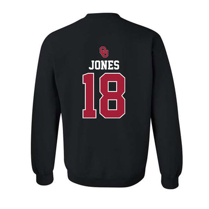 Oklahoma - NCAA Baseball : Gavyn Jones - Fashion Shersey Crewneck Sweatshirt-1