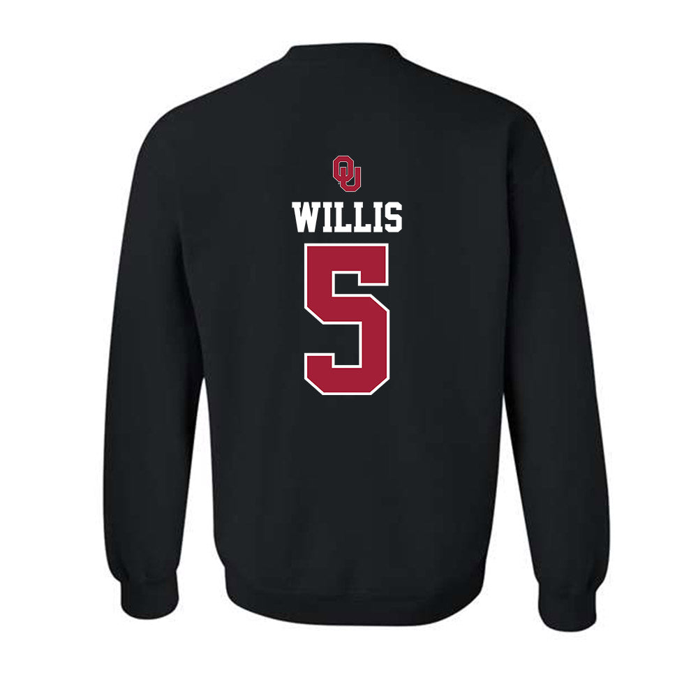 Oklahoma - NCAA Baseball : Dawson Willis - Fashion Shersey Crewneck Sweatshirt-1