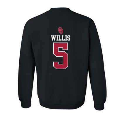 Oklahoma - NCAA Baseball : Dawson Willis - Fashion Shersey Crewneck Sweatshirt-1