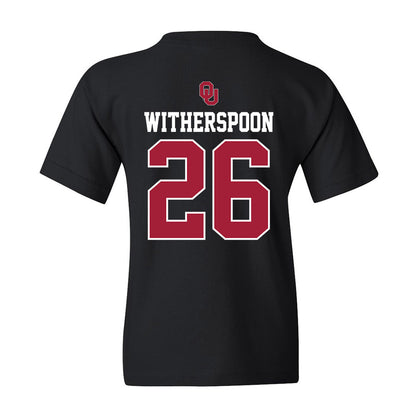 Oklahoma - NCAA Baseball : Kyson Witherspoon - Fashion Shersey Youth T-Shirt