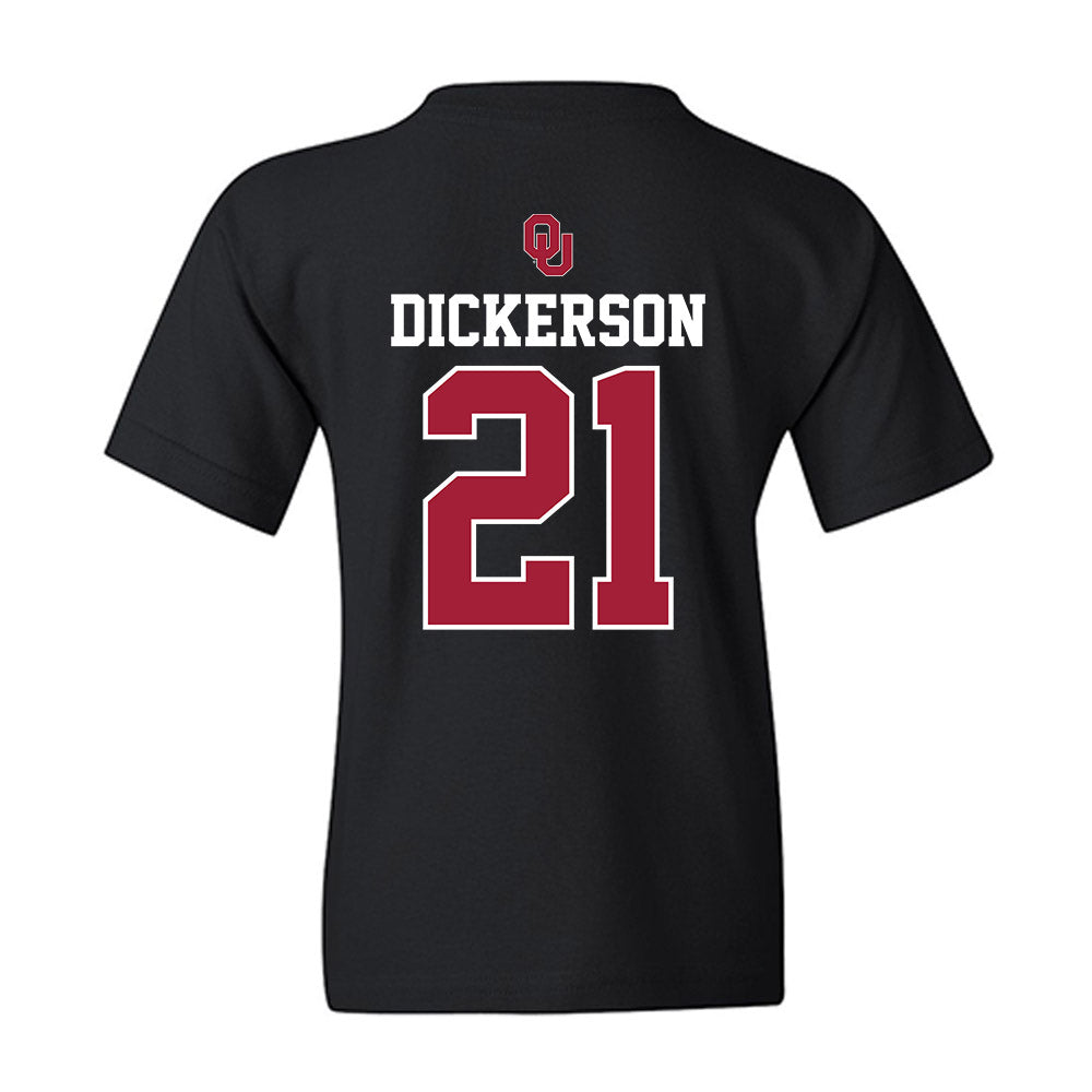 Oklahoma - NCAA Baseball : Drew Dickerson - Fashion Shersey Youth T-Shirt-1