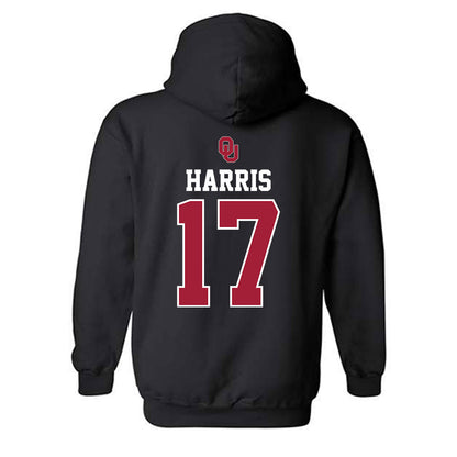 Oklahoma - NCAA Baseball : Dasan Harris - Fashion Shersey Hooded Sweatshirt-1