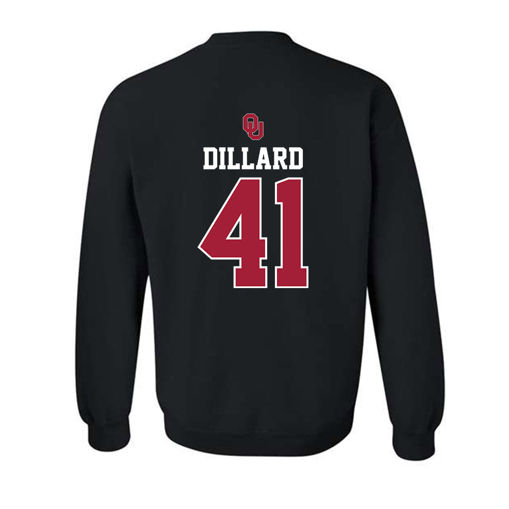 Oklahoma - NCAA Baseball : Gunnar Dillard - Fashion Shersey Crewneck Sweatshirt-1