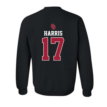 Oklahoma - NCAA Baseball : Dasan Harris - Fashion Shersey Crewneck Sweatshirt-1