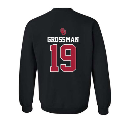Oklahoma - NCAA Baseball : Jaxon Grossman - Fashion Shersey Crewneck Sweatshirt-1