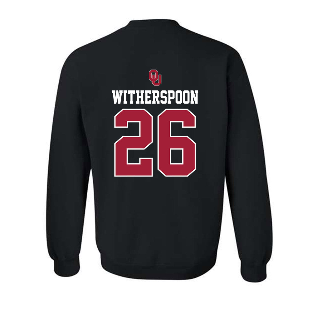 Oklahoma - NCAA Baseball : Kyson Witherspoon - Fashion Shersey Crewneck Sweatshirt