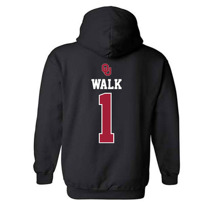 Oklahoma - NCAA Baseball : Jason Walk - Fashion Shersey Hooded Sweatshirt-1
