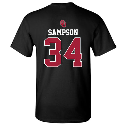 Oklahoma - NCAA Baseball : Beau Sampson - Fashion Shersey T-Shirt-1