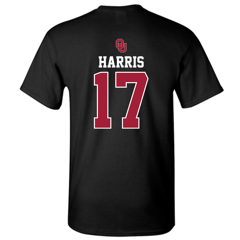 Oklahoma - NCAA Baseball : Dasan Harris - Fashion Shersey T-Shirt-1