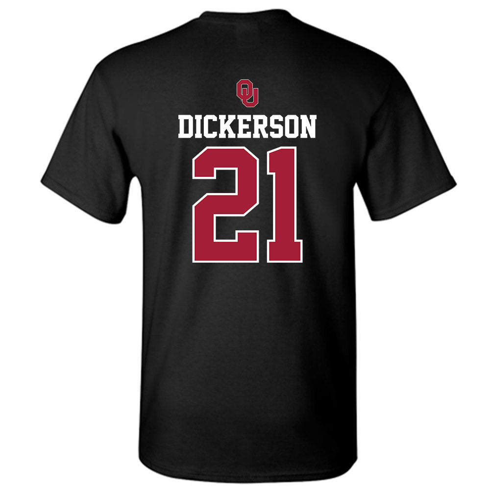 Oklahoma - NCAA Baseball : Drew Dickerson - Fashion Shersey T-Shirt-1