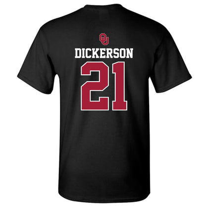 Oklahoma - NCAA Baseball : Drew Dickerson - Fashion Shersey T-Shirt-1