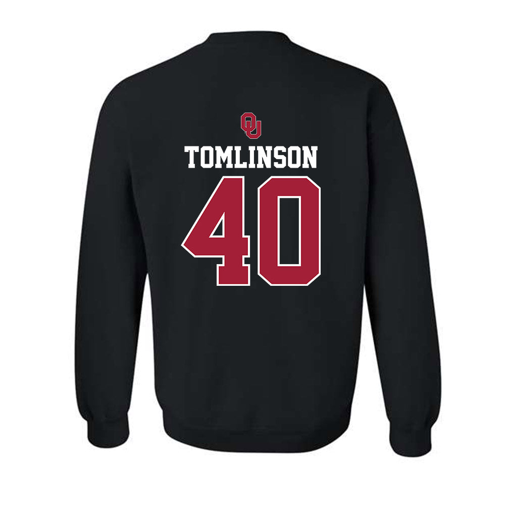 Oklahoma - NCAA Baseball : Aidan Tomlinson - Fashion Shersey Crewneck Sweatshirt-1