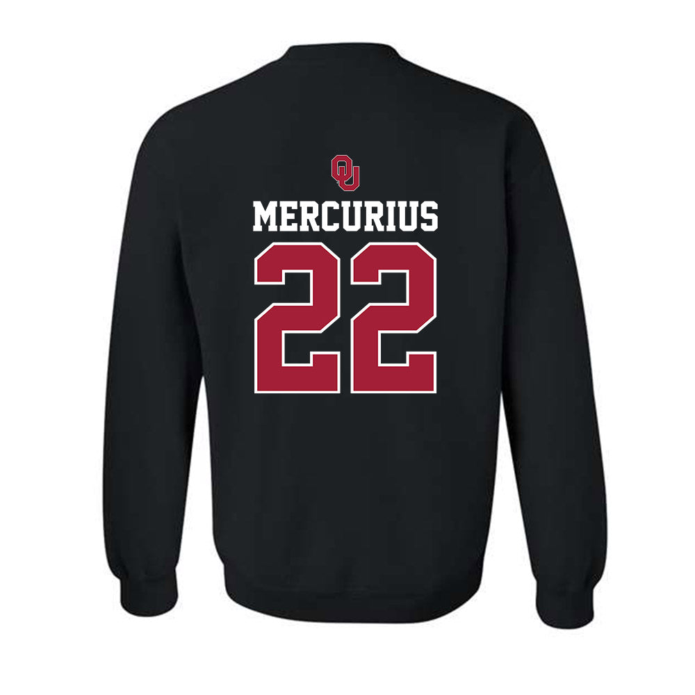 Oklahoma - NCAA Baseball : LJ Mercurius - Fashion Shersey Crewneck Sweatshirt-1