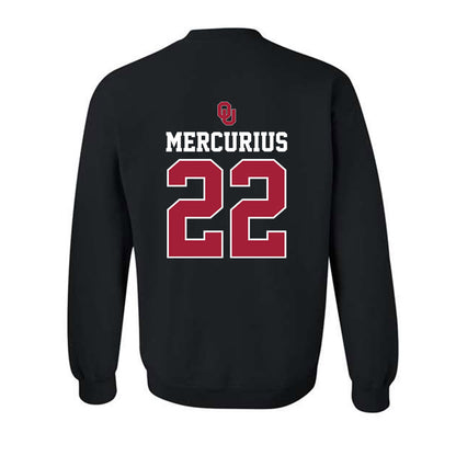 Oklahoma - NCAA Baseball : LJ Mercurius - Fashion Shersey Crewneck Sweatshirt-1