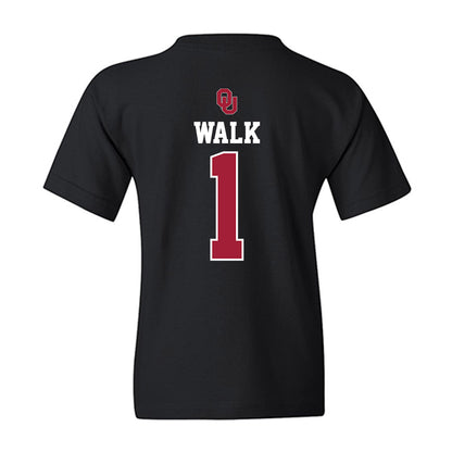 Oklahoma - NCAA Baseball : Jason Walk - Fashion Shersey Youth T-Shirt-1