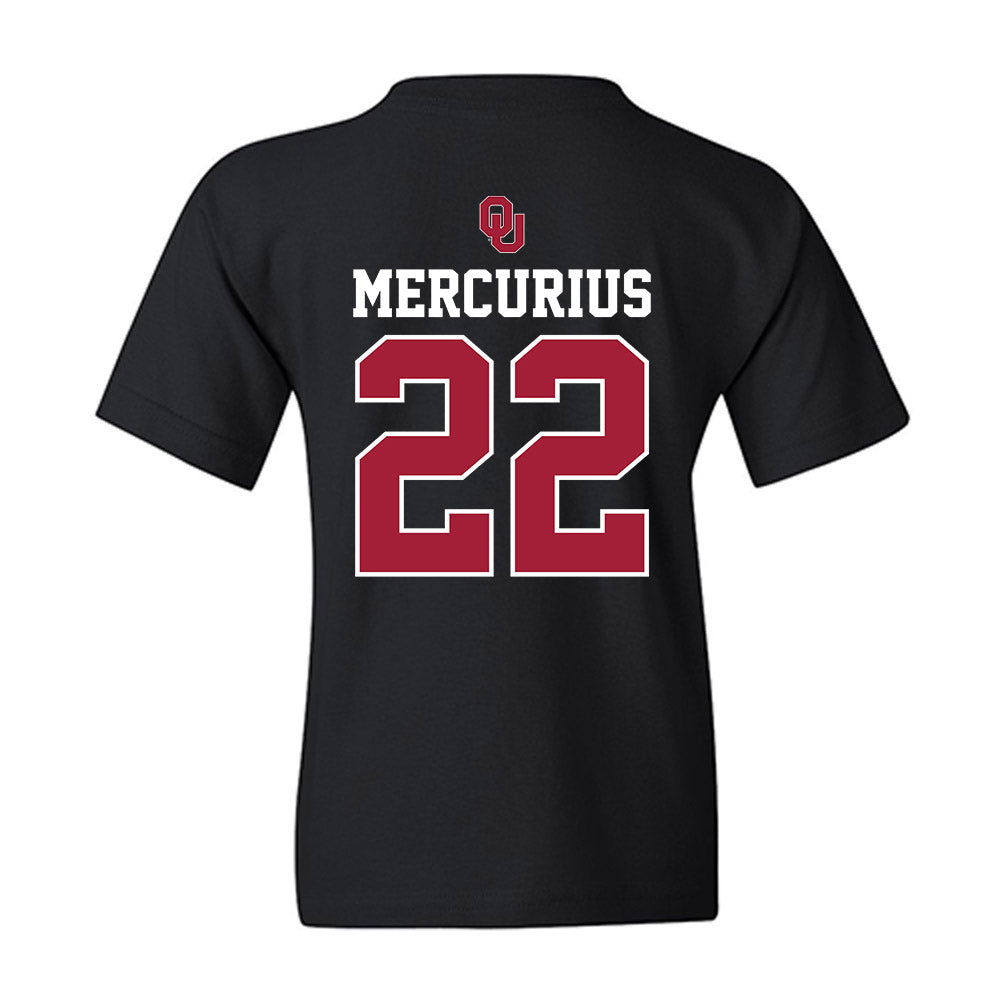 Oklahoma - NCAA Baseball : LJ Mercurius - Fashion Shersey Youth T-Shirt-1