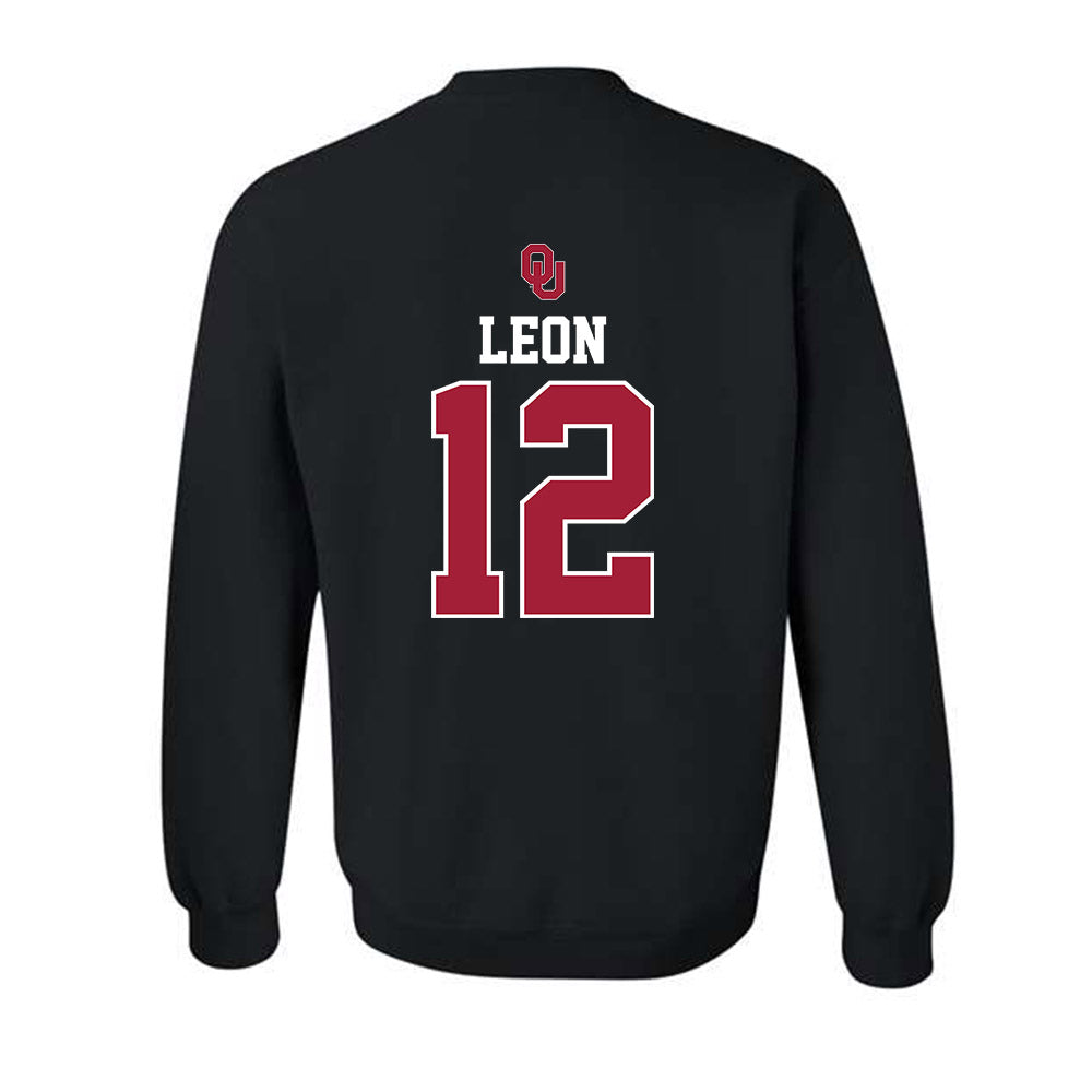 Oklahoma - NCAA Baseball : Kadyn Leon - Fashion Shersey Crewneck Sweatshirt-1