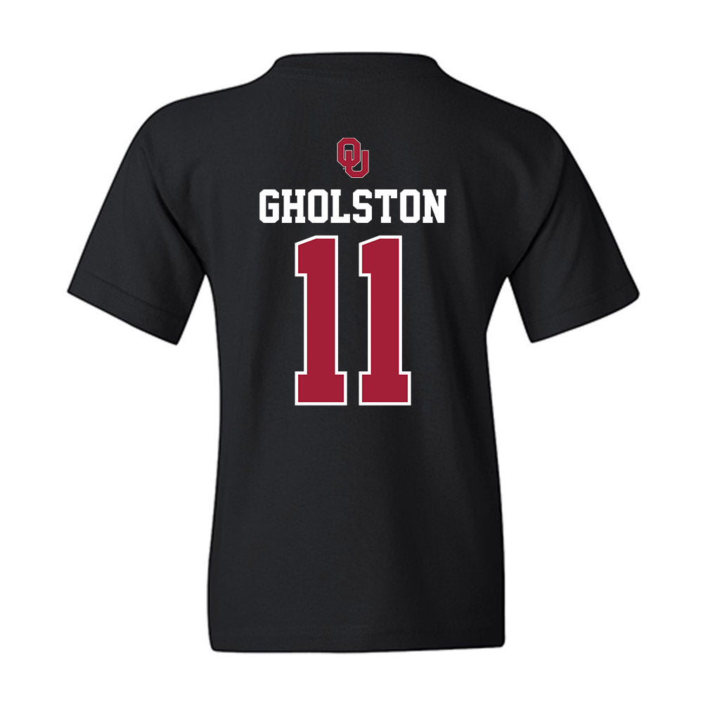 Oklahoma - NCAA Baseball : Jacob Gholston - Fashion Shersey Youth T-Shirt-1