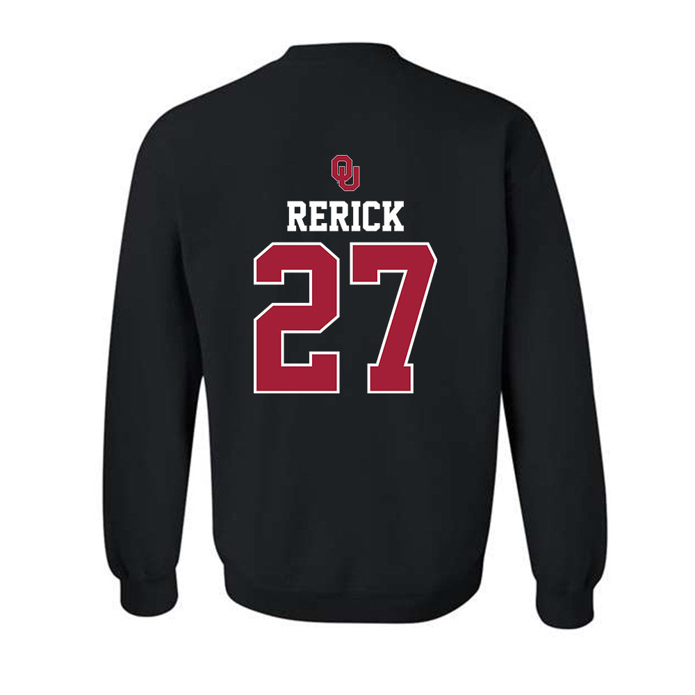 Oklahoma - NCAA Baseball : Drew Rerick - Fashion Shersey Crewneck Sweatshirt-1