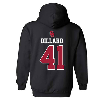 Oklahoma - NCAA Baseball : Gunnar Dillard - Fashion Shersey Hooded Sweatshirt-1